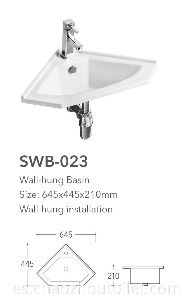 Swb 023 Wb 028 Wall Hung Basin